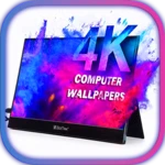 computer wallpapers android application logo